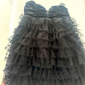 for love and lemons strapless mini dress